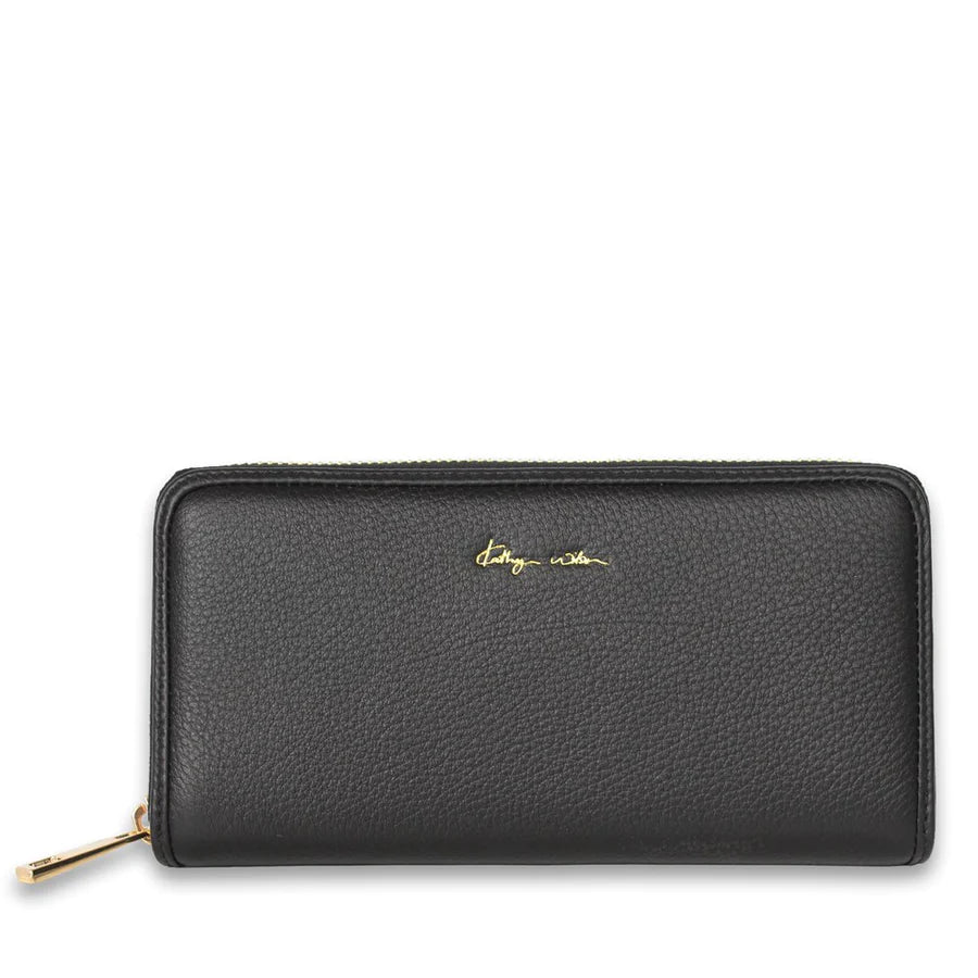 Kathryn Wilson Alex Wallet - Black Pebble - Shop 9