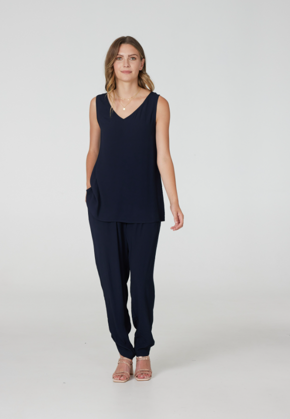 Obi Silhouette Cami - Black - Shop 9