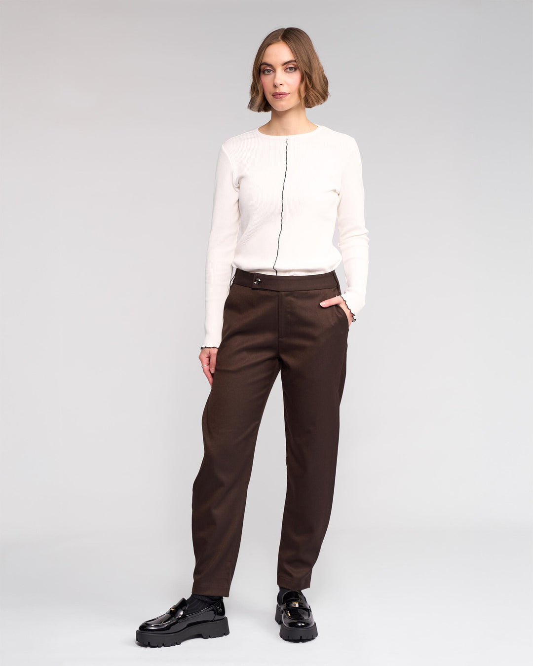 Knewe Jude Pant - Chocolate - Shop 9