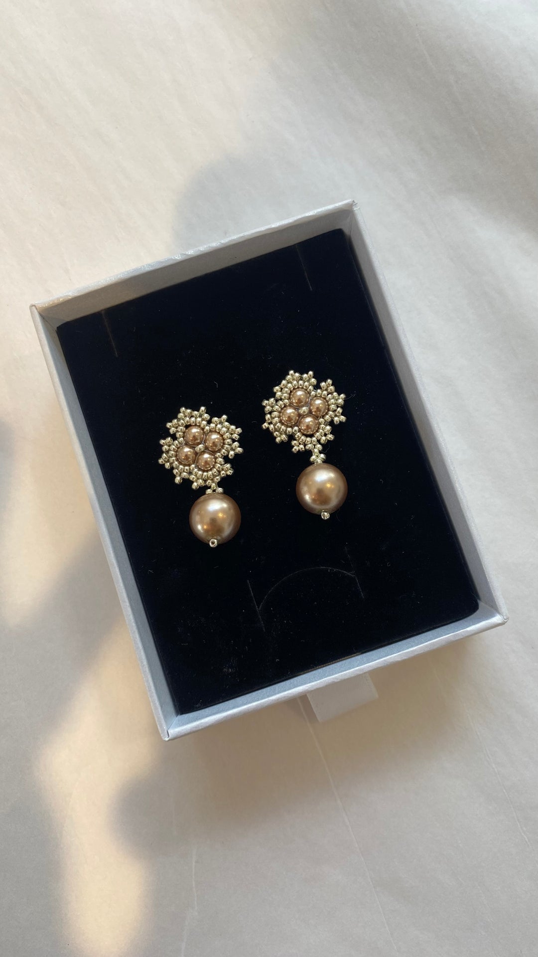 Crystal and Cord Colette Earrings