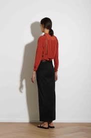 Knuefermann Lattice Shirt Burnt Henna Silk - Shop 9