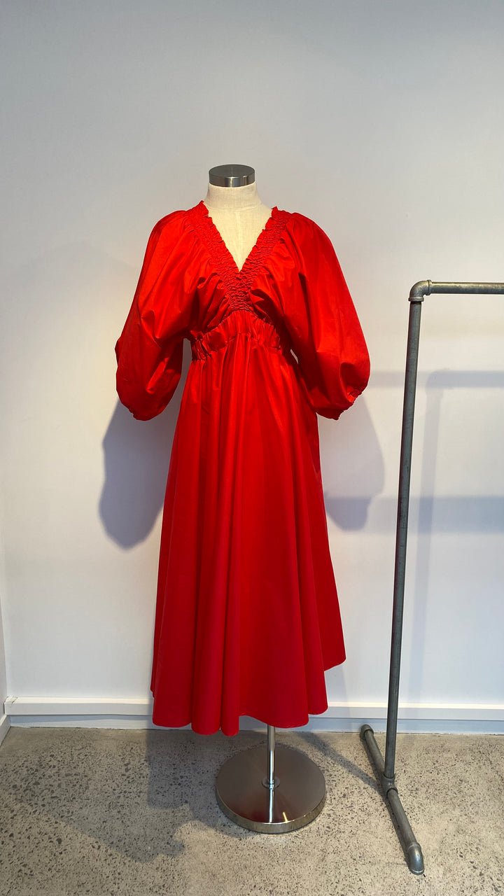 Lauren Vidal Asma Dress - Rouge