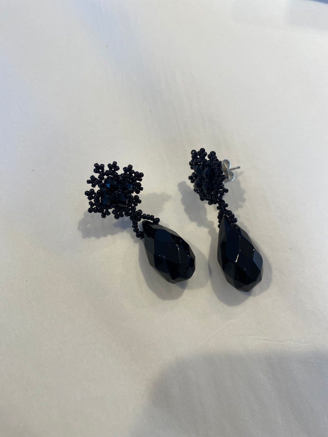 Crystal and Cord Aurelie Earrings