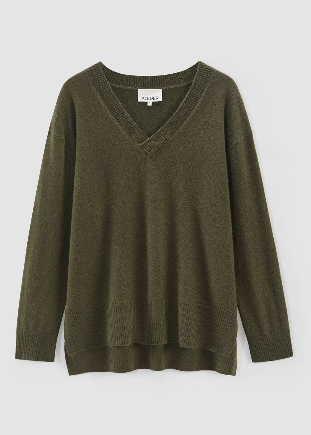 Aleger 494 Cashmere Gorgeous V - Olive - Shop 9