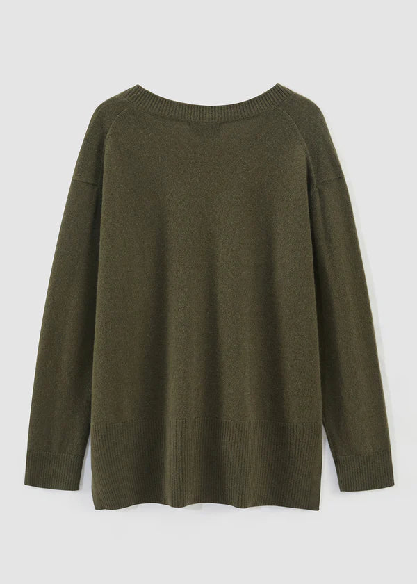 Aleger 494 Cashmere Gorgeous V - Olive - Shop 9