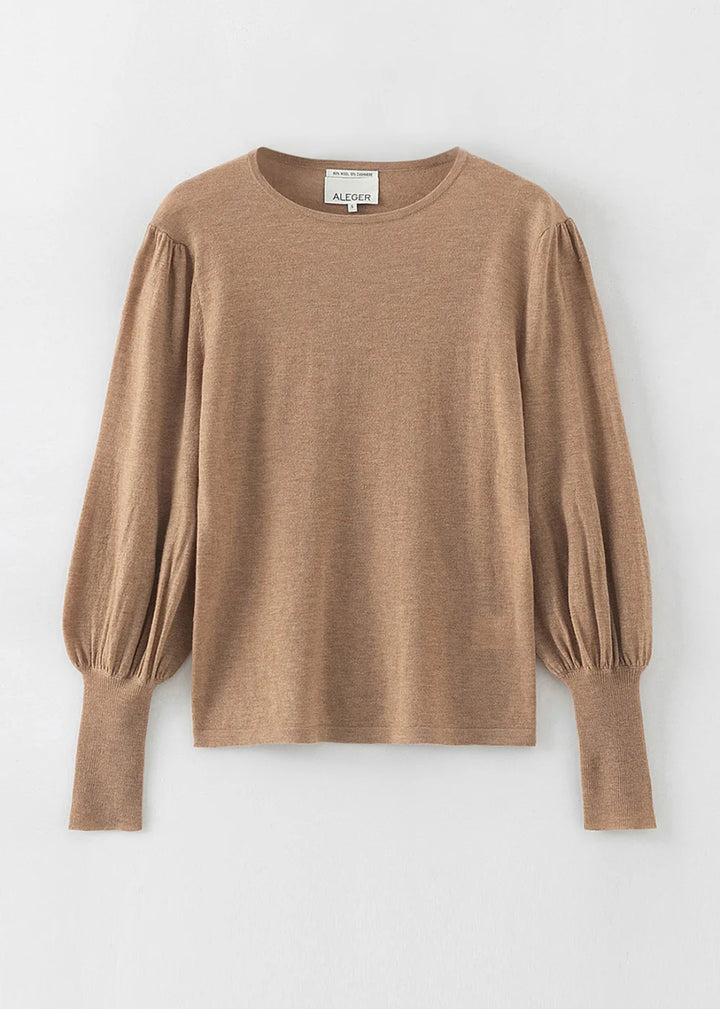 Aleger N.33 Cashmere Blend Bell Sleeve - Spice - Shop 9