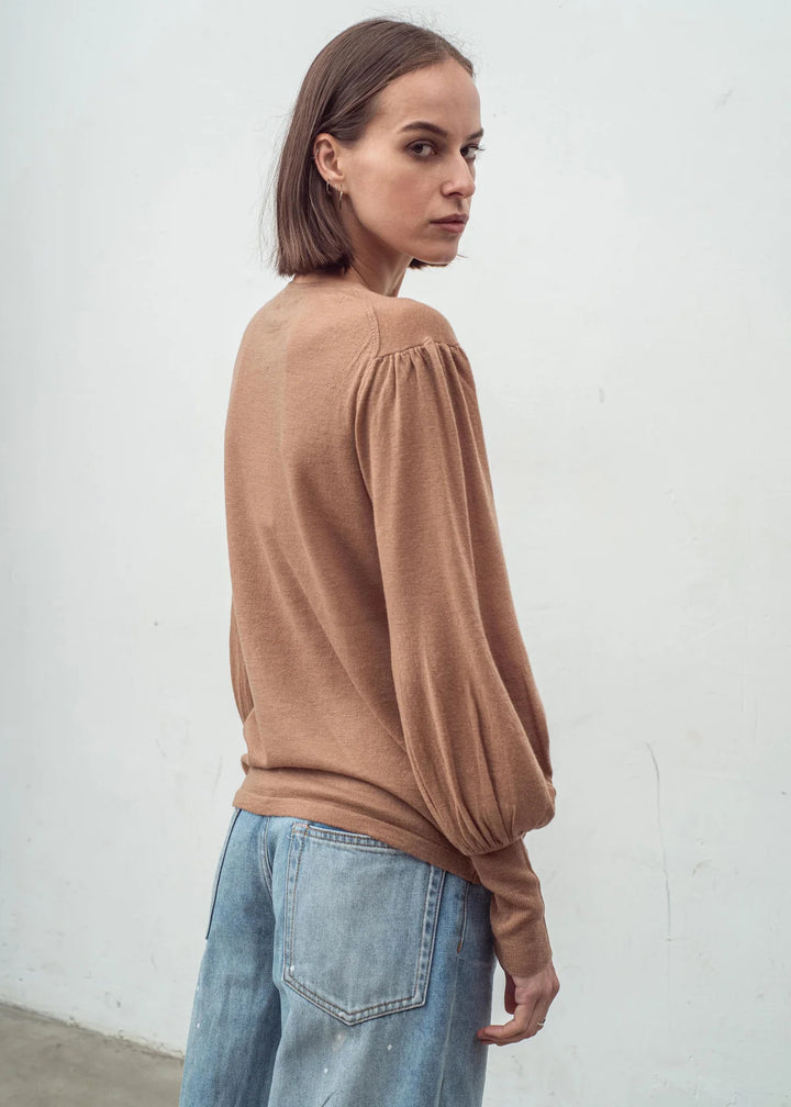 Aleger N.33 Cashmere Blend Bell Sleeve - Spice - Shop 9