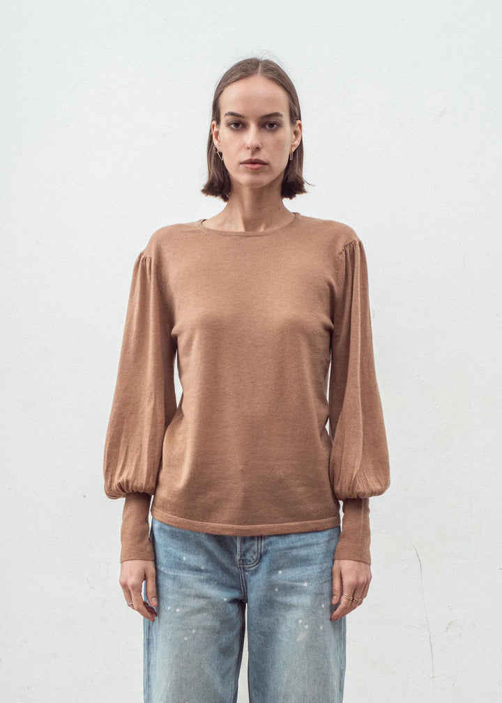 Aleger N.33 Cashmere Blend Bell Sleeve - Spice - Shop 9