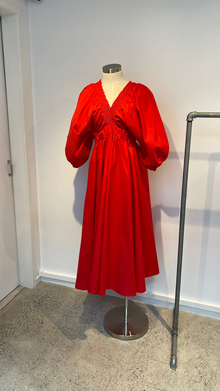 Lauren Vidal Asma Dress - Rouge