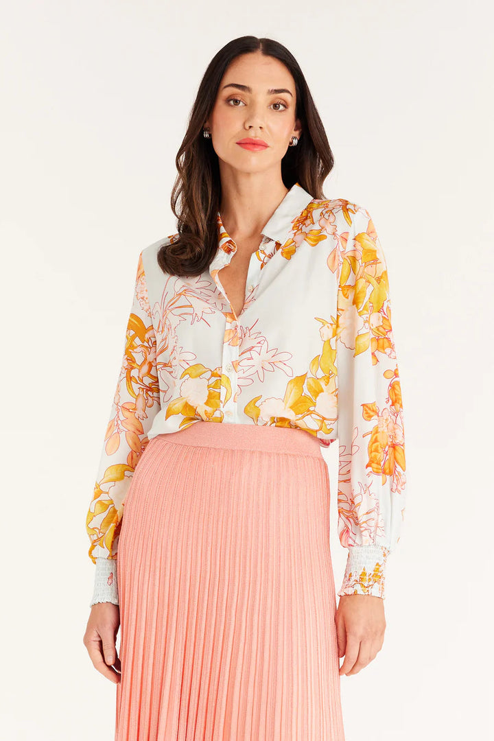 Cable Cayman Relaxed Blouse - Floral Print - Shop 9