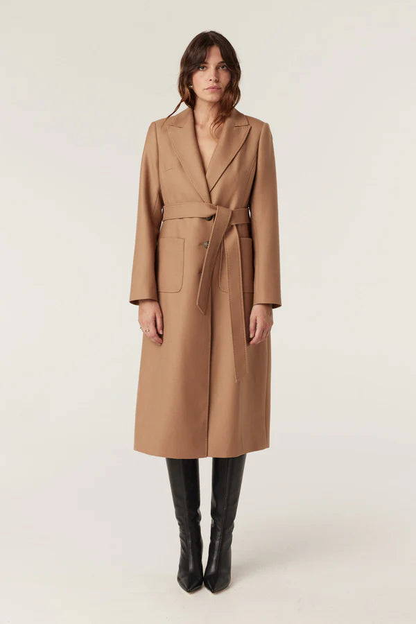 Cable Melbourne August Wool Coat - Camel - Shop 9