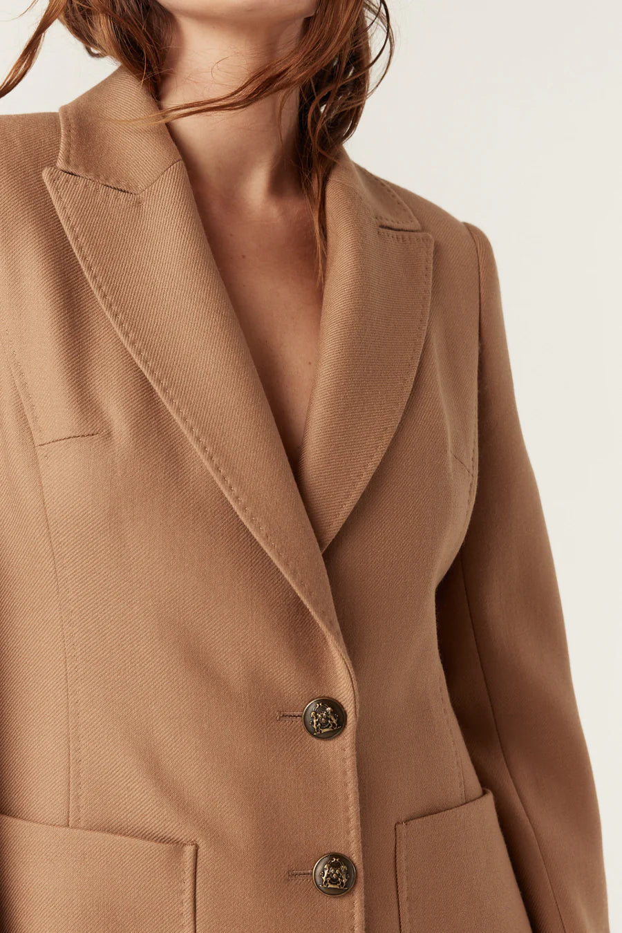 Cable Melbourne August Wool Coat - Camel - Shop 9