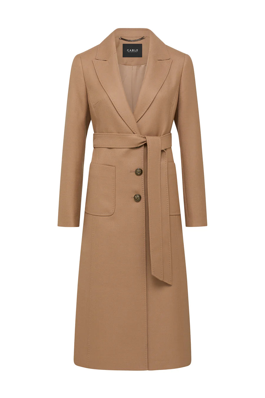 Cable Melbourne August Wool Coat - Camel - Shop 9