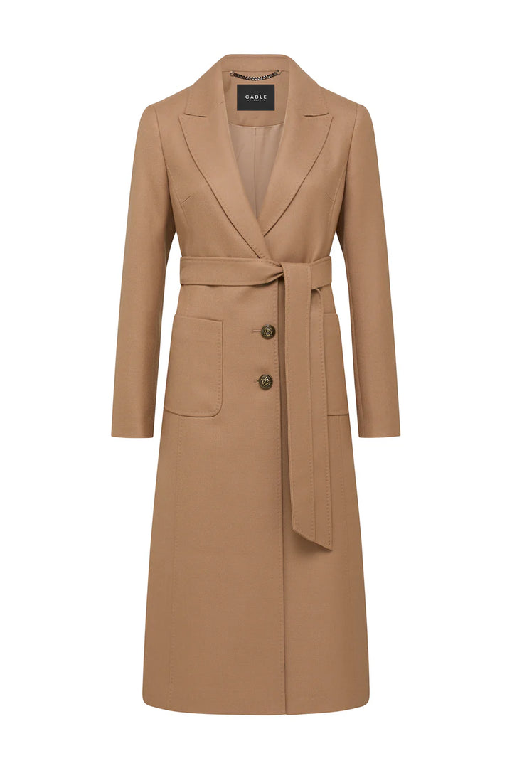 Cable Melbourne August Wool Coat - Camel - Shop 9