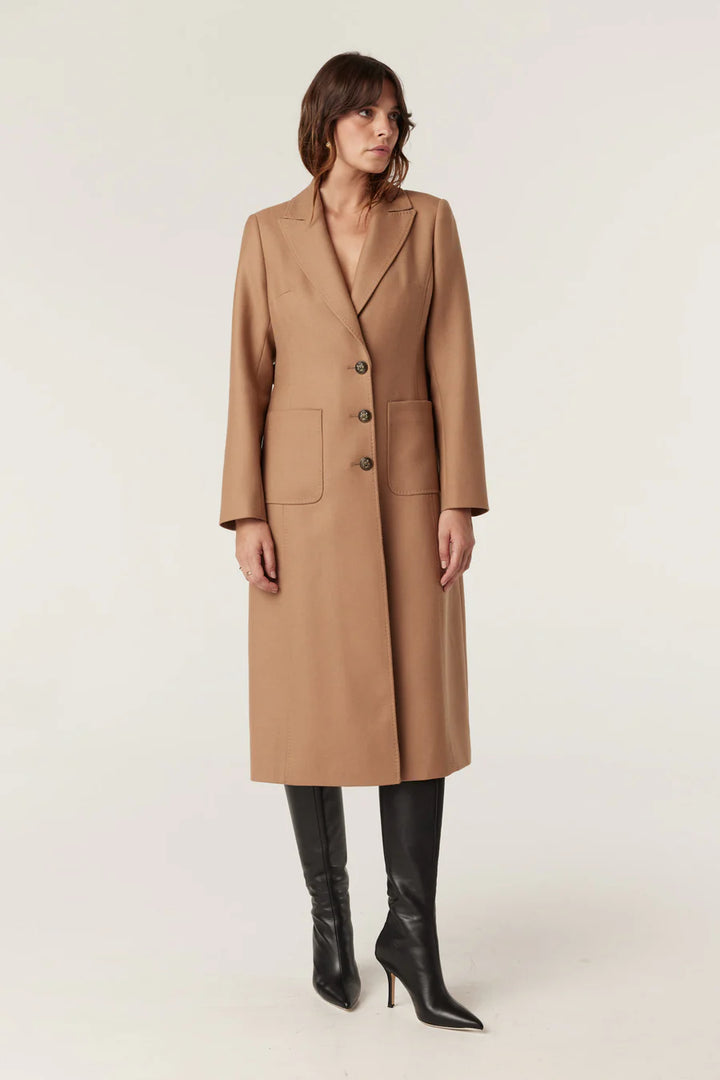 Cable Melbourne August Wool Coat - Camel - Shop 9