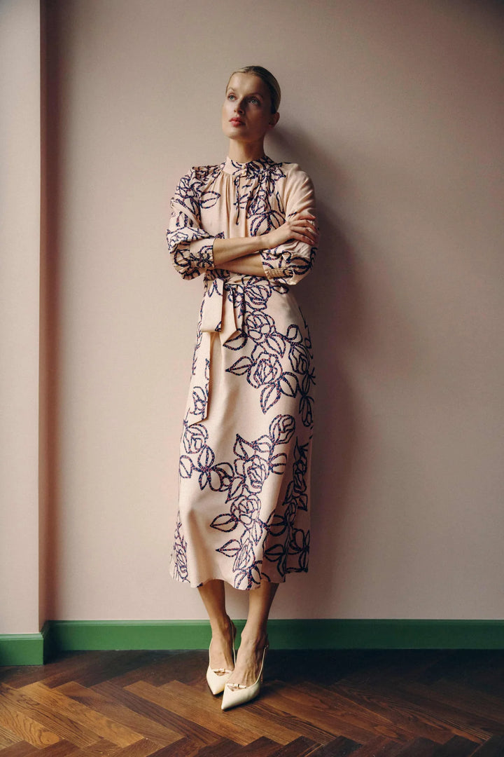 Cable Melbourne Bloom Dress - Stencil Floral