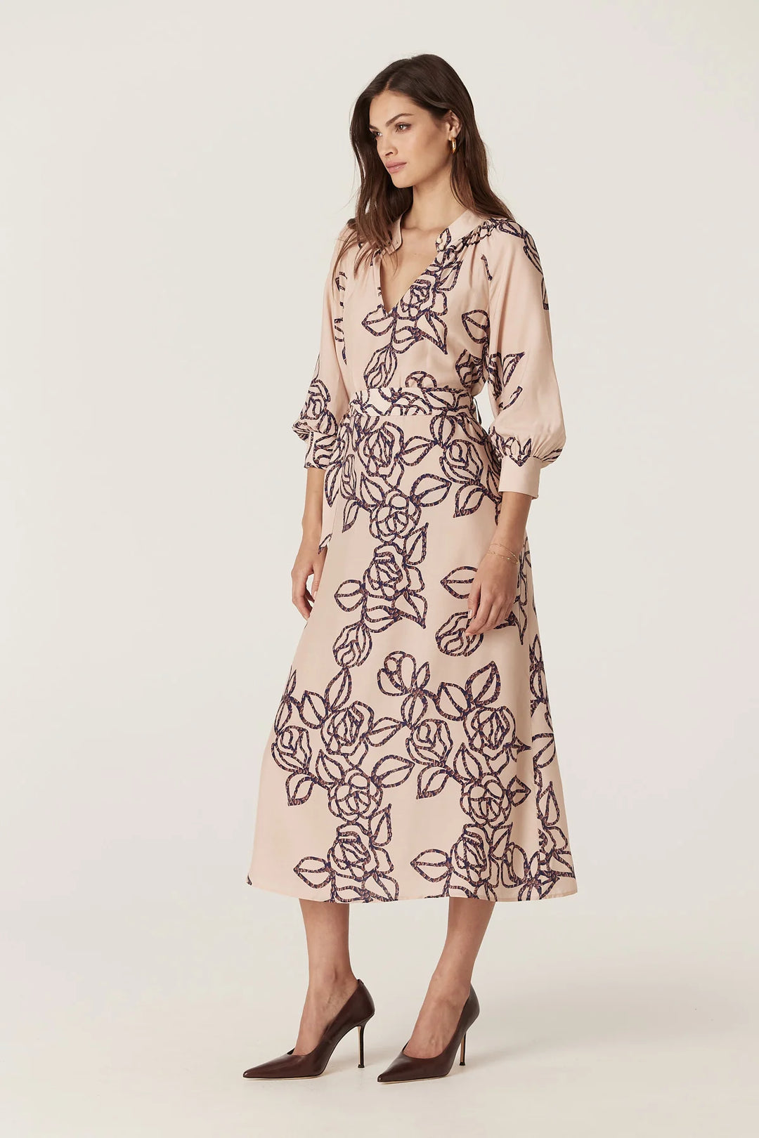 Cable Melbourne Bloom Dress - Stencil Floral