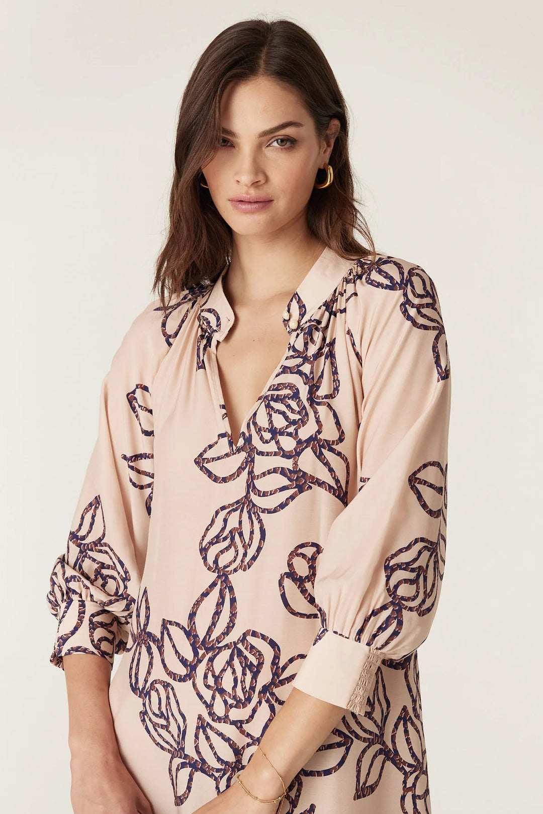 Cable Melbourne Bloom Dress - Stencil Floral