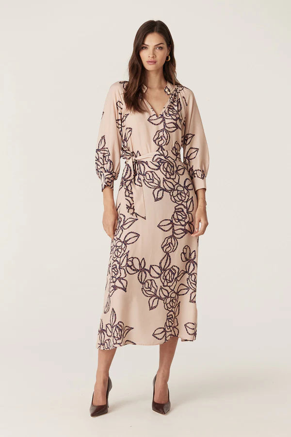 Cable Melbourne Bloom Dress - Stencil Floral