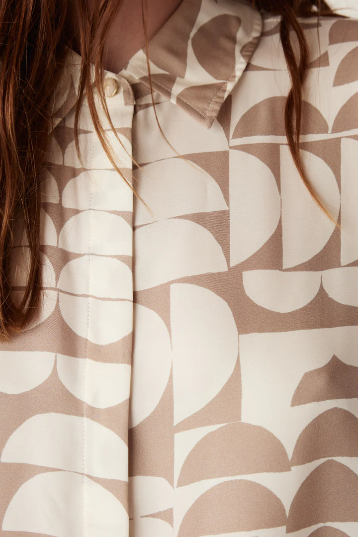Cable Melbourne Dune Blouse - Half Moon Print - Shop 9