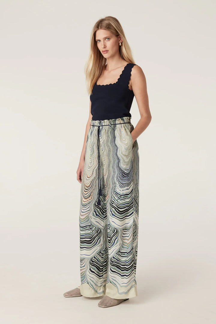 Cable Melbourne Maxime Pant - Shell Print - Shop 9