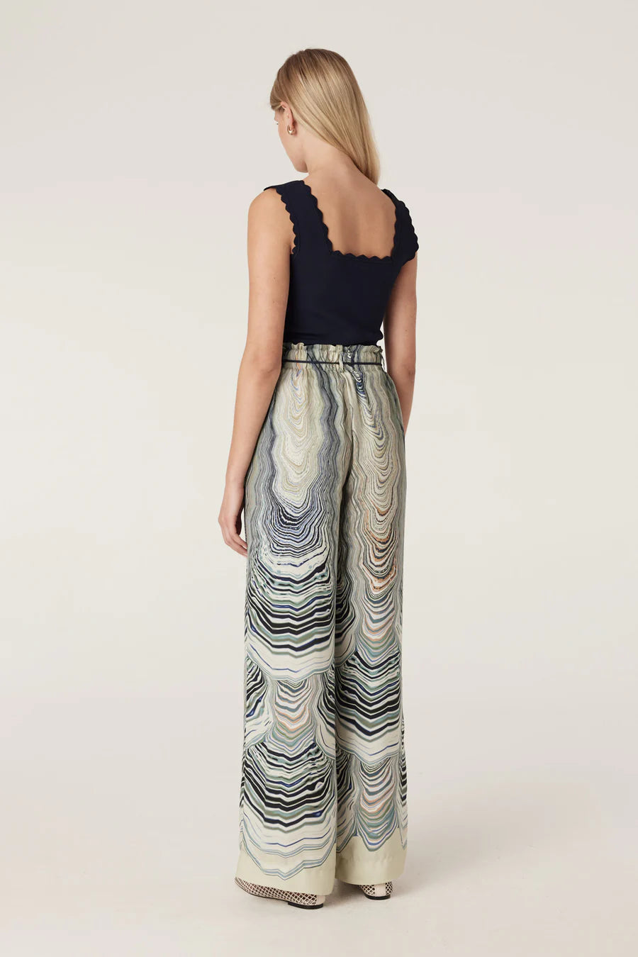 Cable Melbourne Maxime Pant - Shell Print - Shop 9