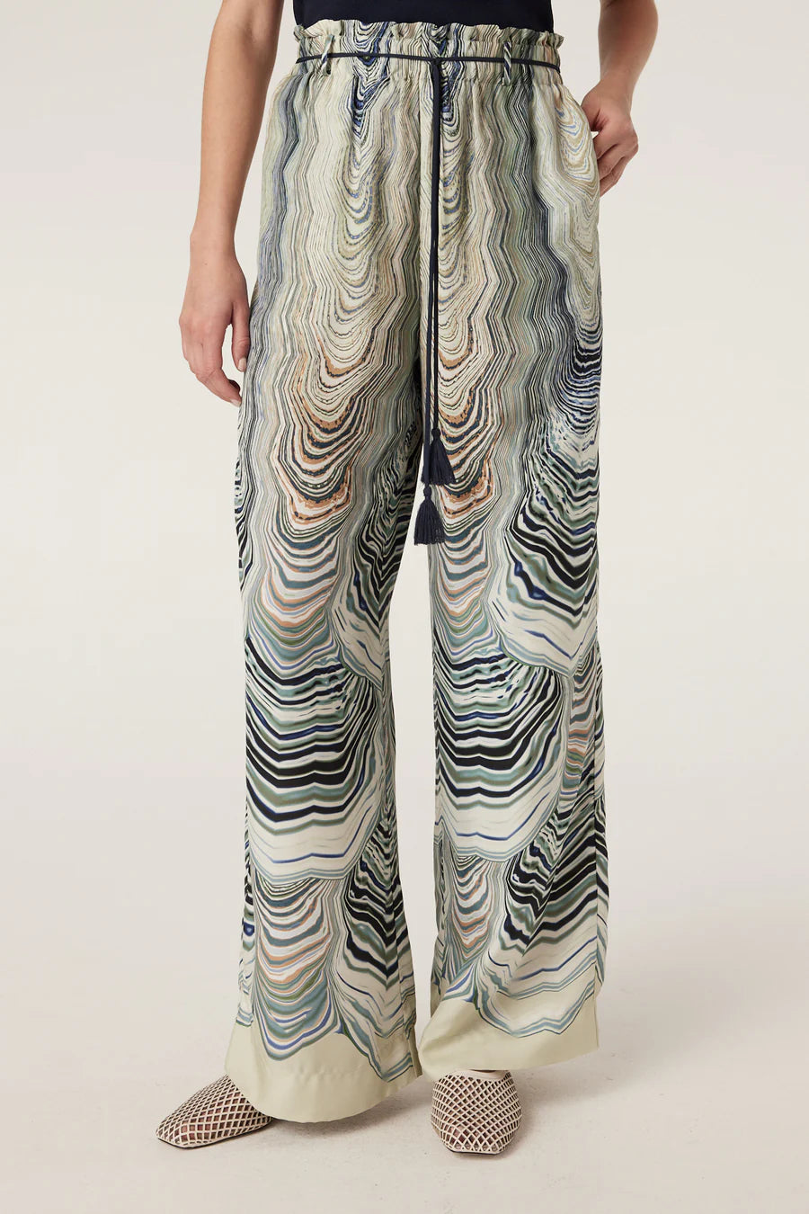 Cable Melbourne Maxime Pant - Shell Print - Shop 9