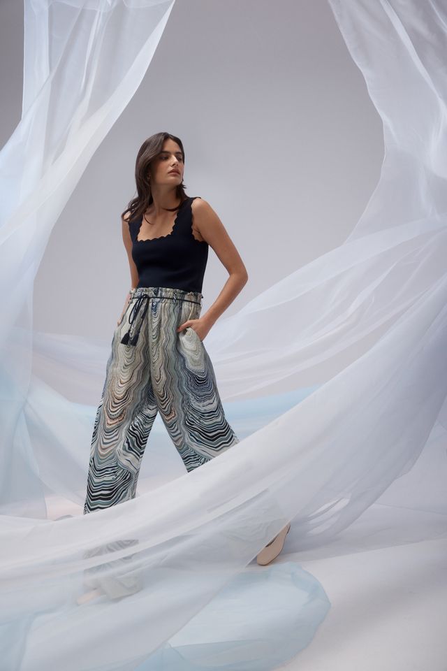 Cable Melbourne Maxime Pant - Shell Print - Shop 9