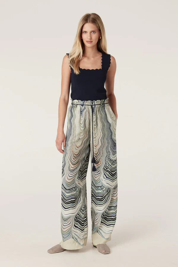 Cable Melbourne Maxime Pant - Shell Print - Shop 9