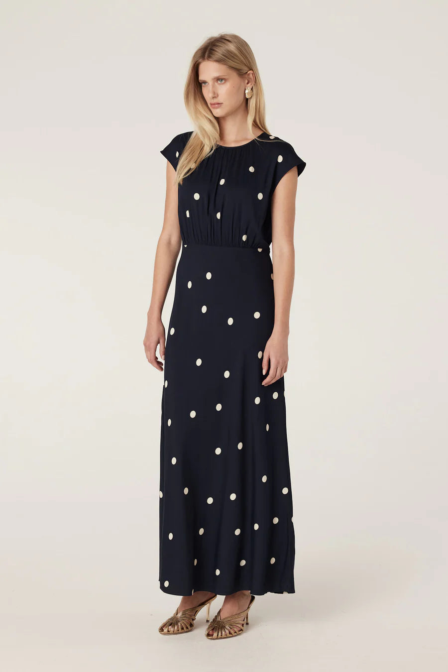 Cable Melbourne Muse Dress - Navy Spot - Shop 9