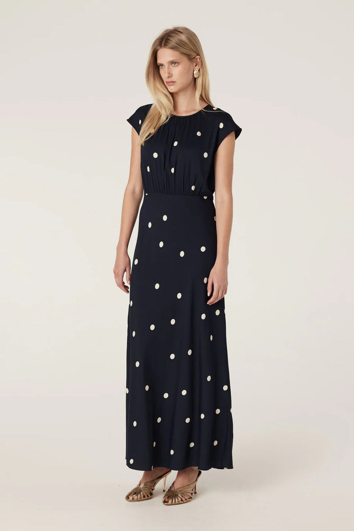 Cable Melbourne Muse Dress - Navy Spot - Shop 9