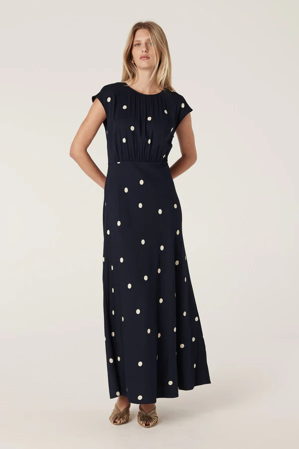 Cable Melbourne Muse Dress - Navy Spot - Shop 9
