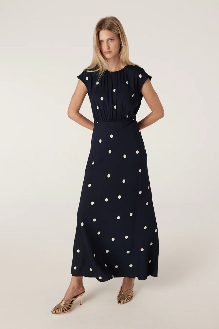 Cable Melbourne Muse Dress - Navy Spot - Shop 9