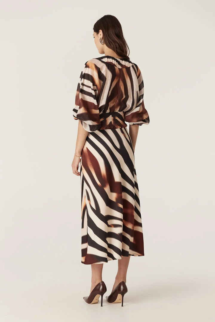 Cable Melbourne Sasha Blouse - Zebra Print