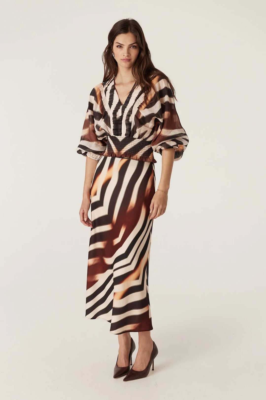 Cable Melbourne Sasha Skirt - Zebra Print - Shop 9