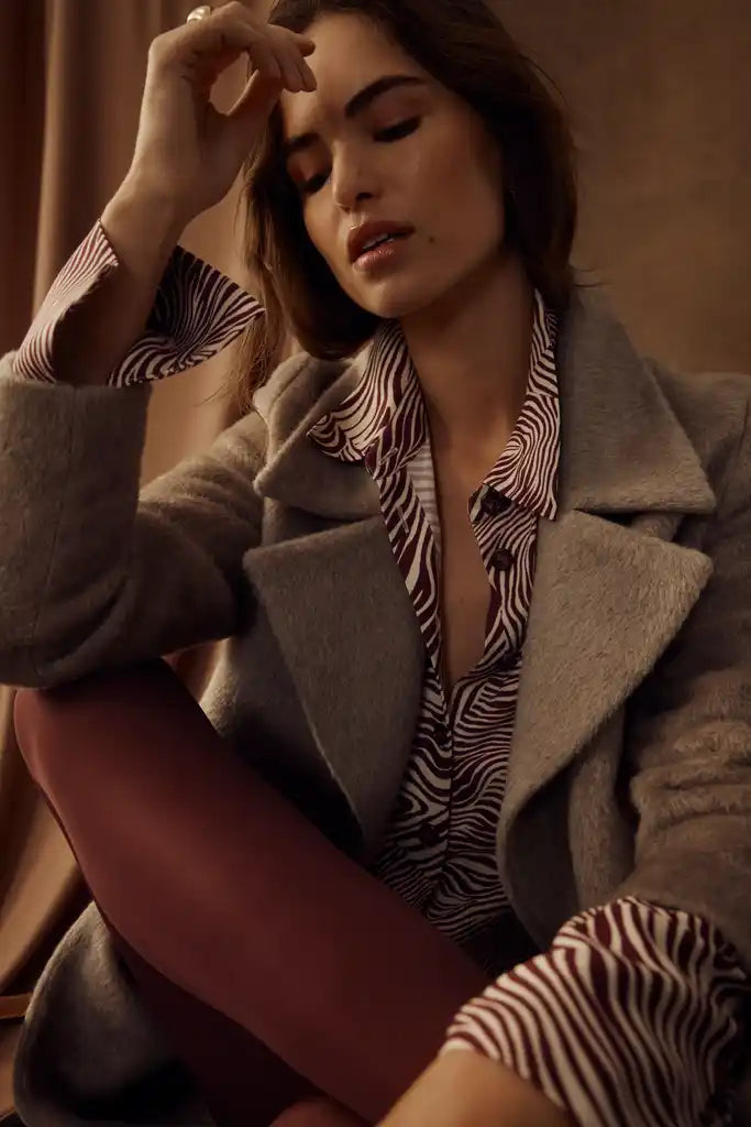 Cable Melbourne Sinclair Coat - Fawn - Shop 9