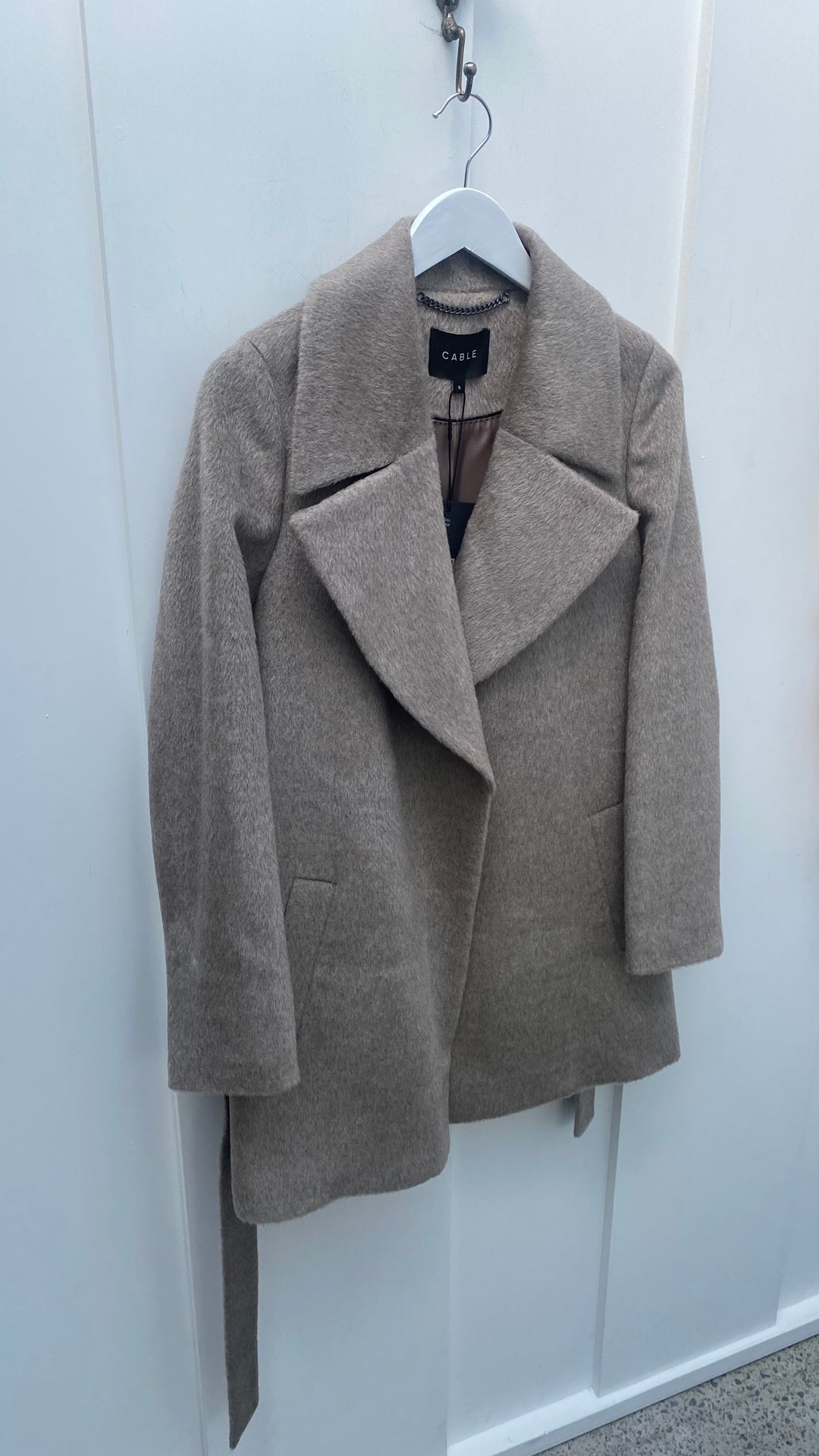 Cable Melbourne Sinclair Coat - Fawn - Shop 9