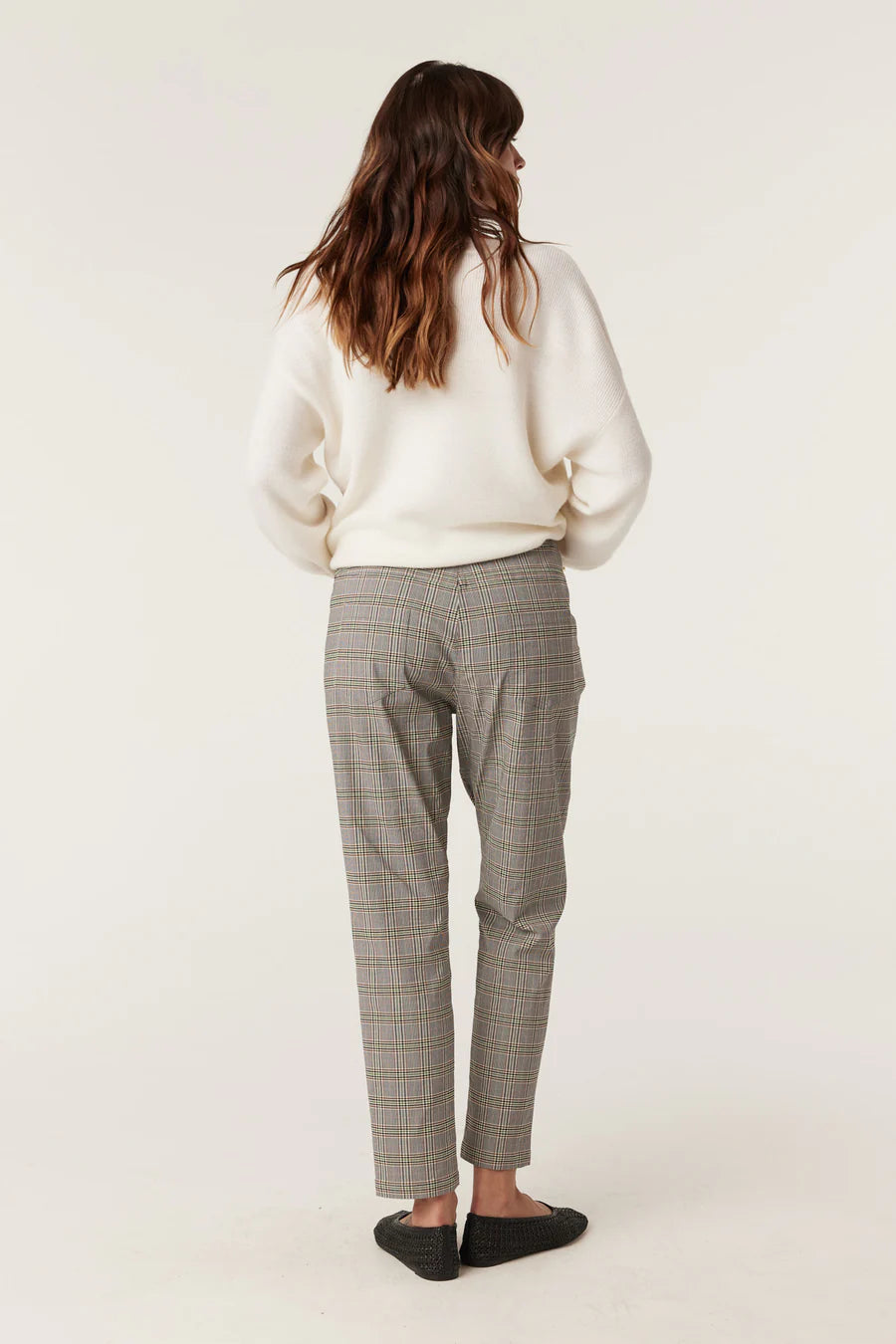 Cable Melbourne Zoe Check Jogger - Green check - Shop 9