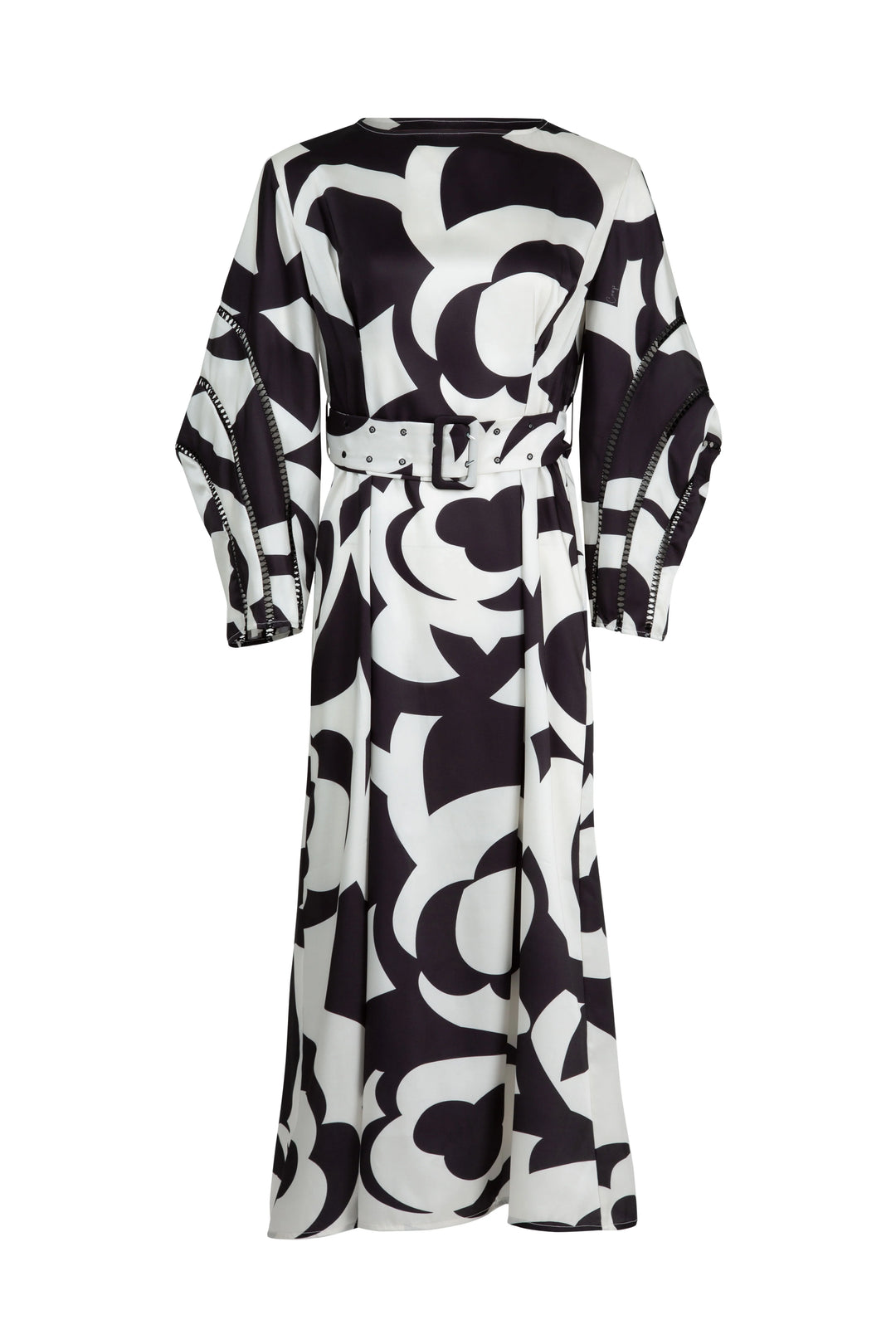 Coop Climbing The Ladder Dress - Black & Cream