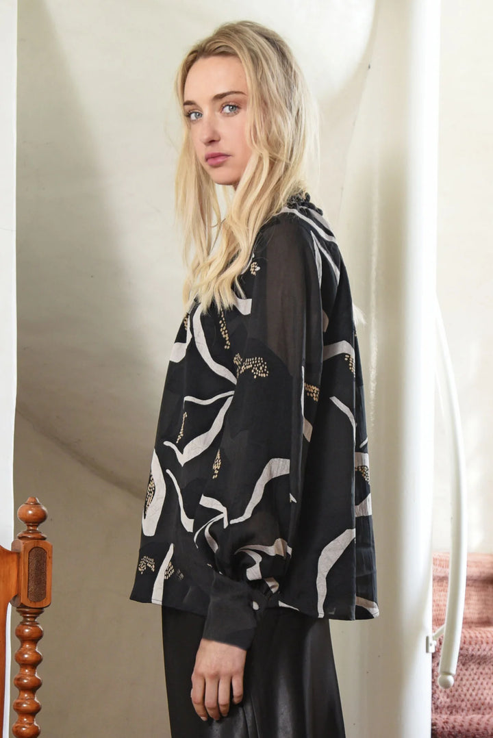 Coop High Drama Blouse - Black - Shop 9