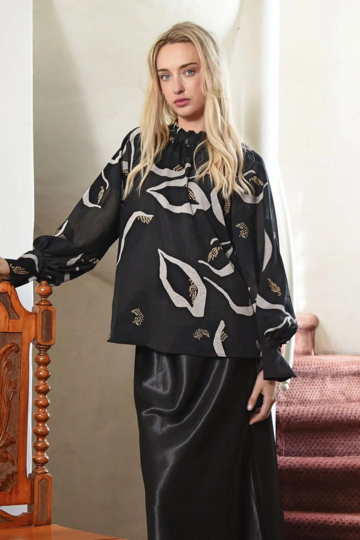 Coop High Drama Blouse - Black - Shop 9