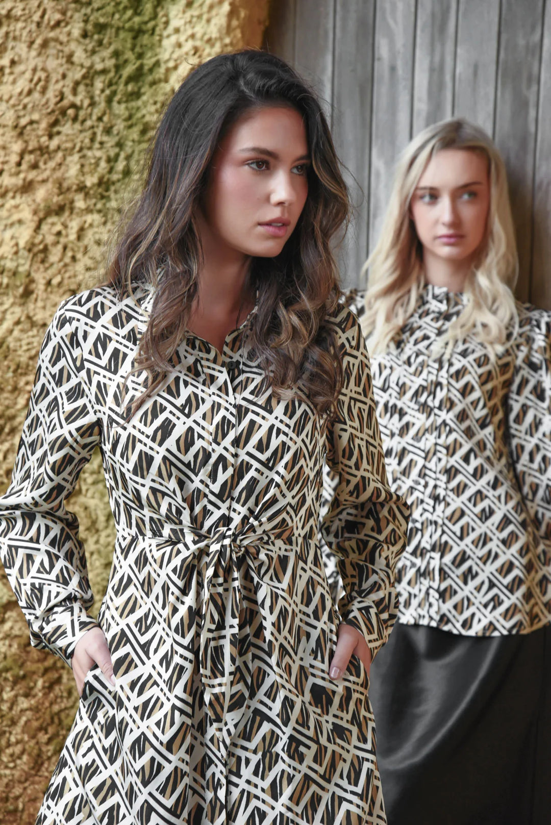 Coop Tied To The Wild Dress - Bronze - Shop 9