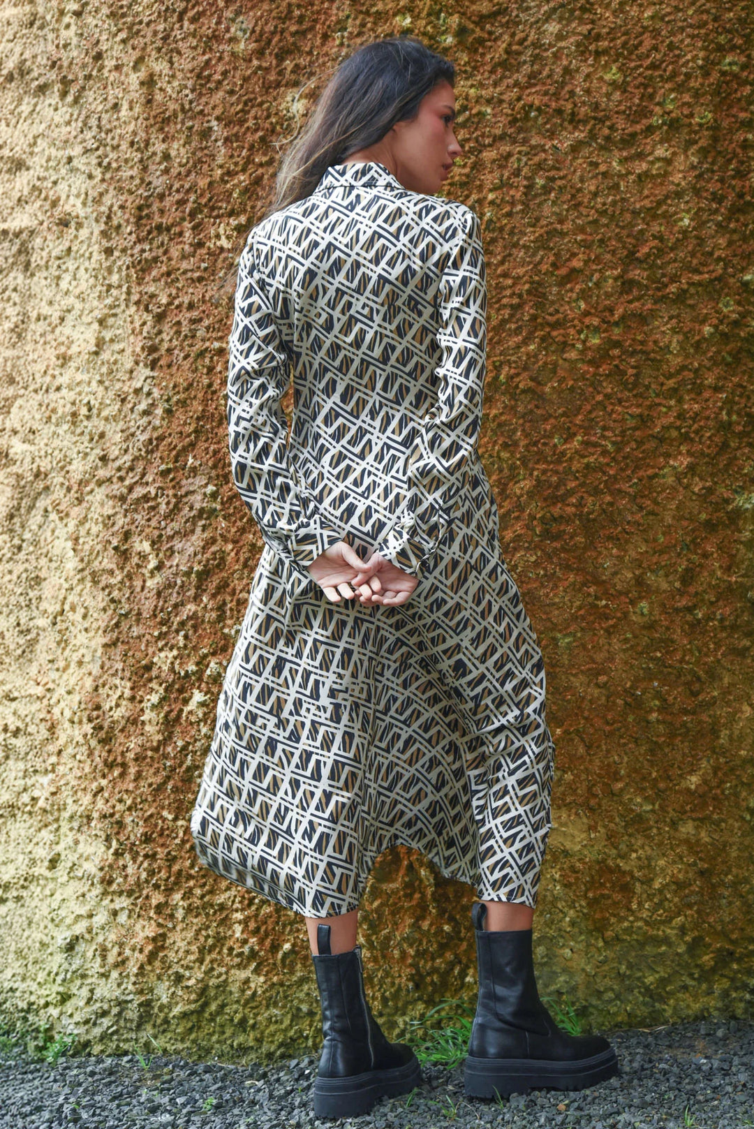 Coop Tied To The Wild Dress - Bronze - Shop 9