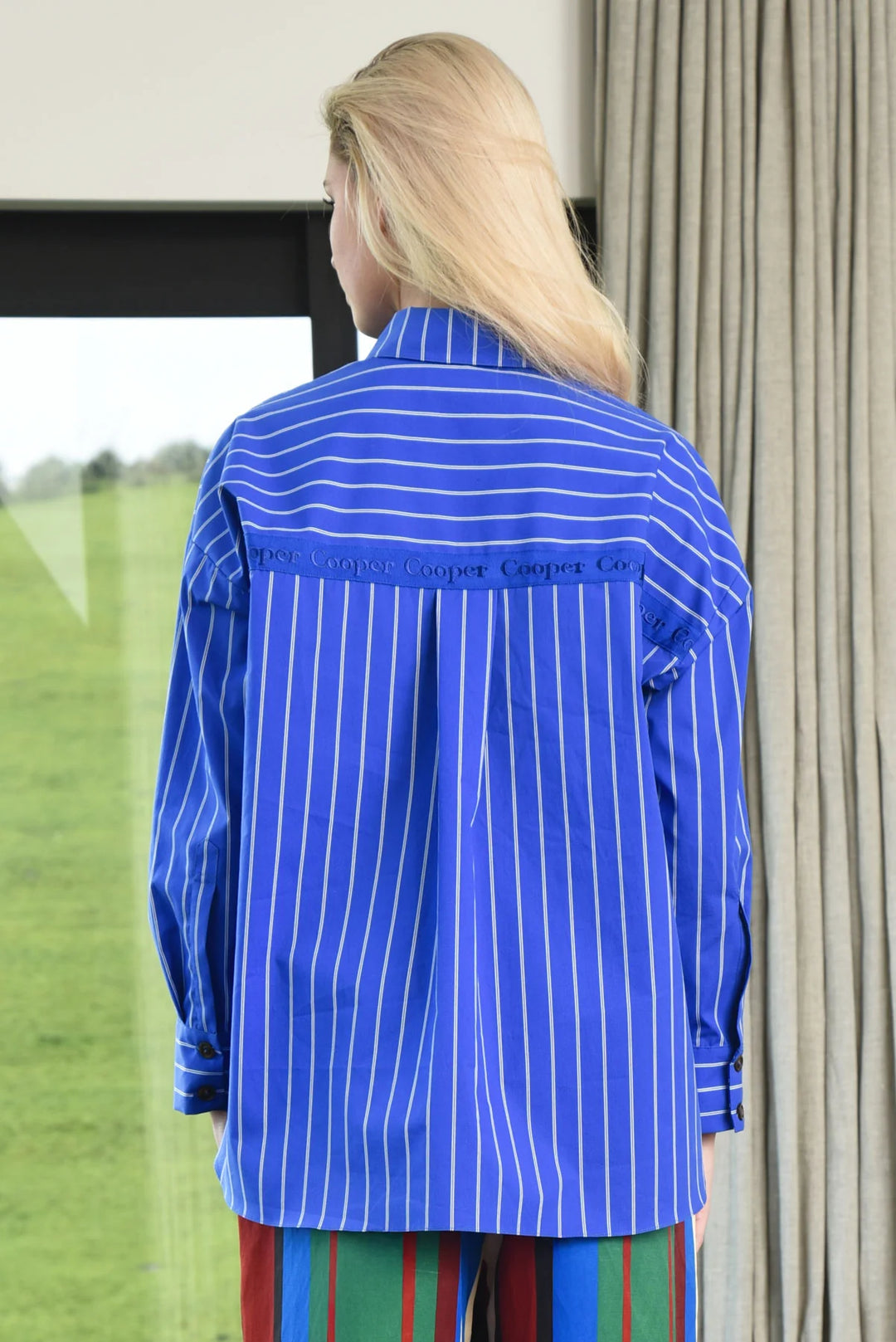 Cooper A-Shirt Your Eyes Shirt - Blue Stripe - Shop 9