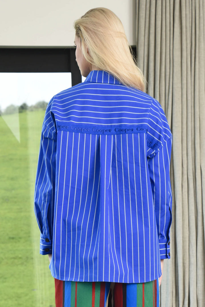 Cooper A-Shirt Your Eyes Shirt - Blue Stripe - Shop 9
