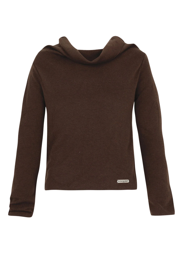 Cooper Bare Your Shoulder Top - Chocolate - Shop 9