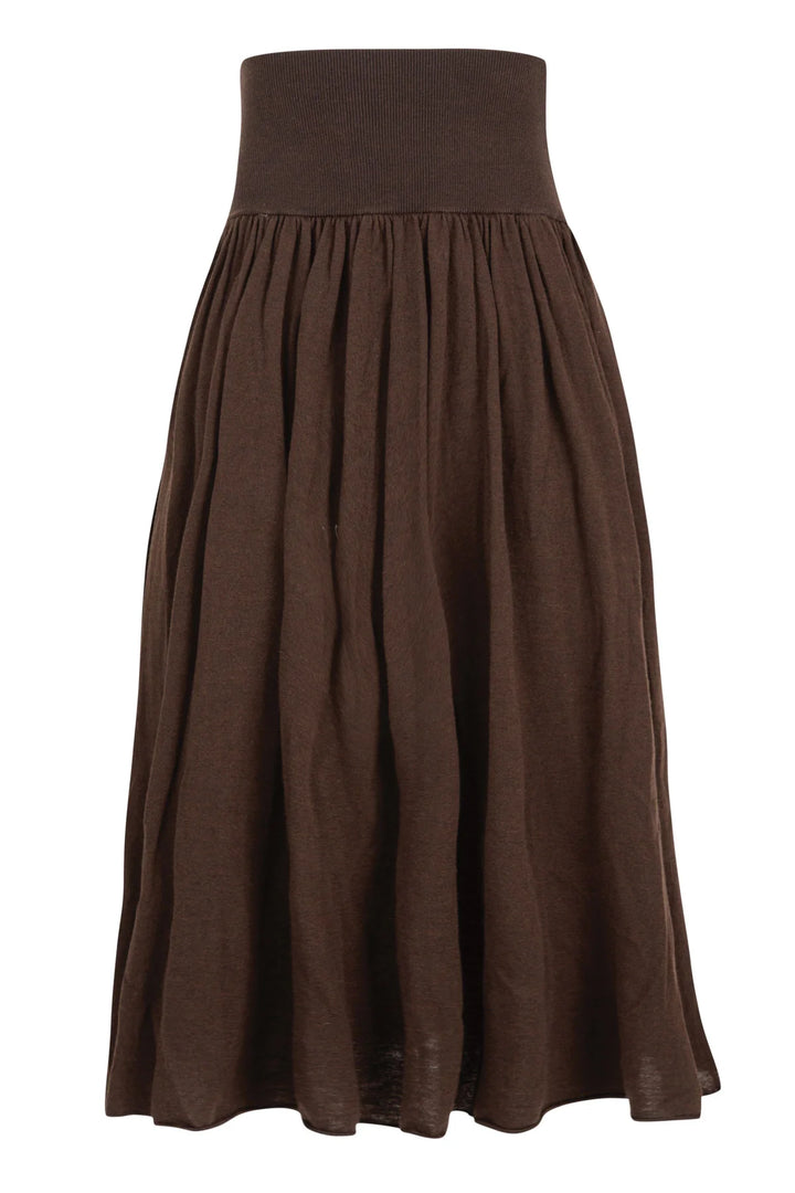 Cooper Basque To Basics Skirt - Chocolate - Shop 9