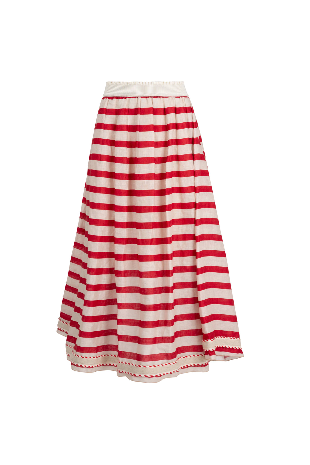 Cooper Forward Motion Skirt - Red/Natural Stripe - Shop 9