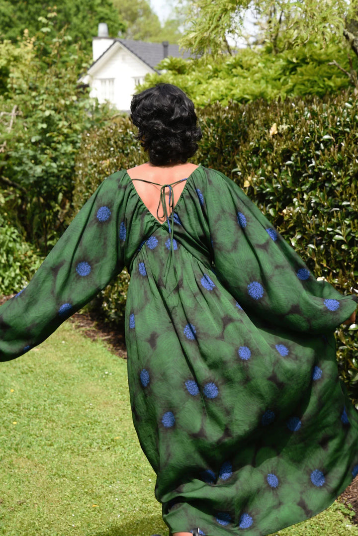 Cooper Pretty In Puff Dress - Green Floral (Pre-Order) - Shop 9