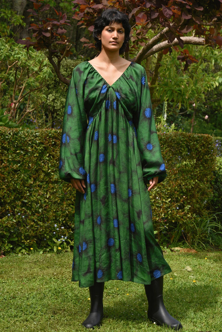 Cooper Pretty In Puff Dress - Green Floral (Pre-Order) - Shop 9